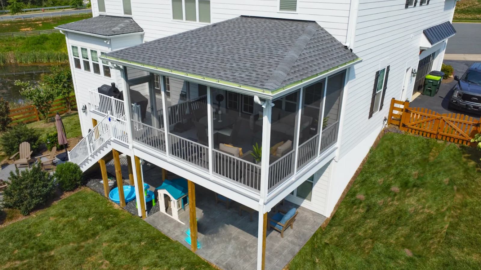 Screened Porch project by Decks by DAK Construction