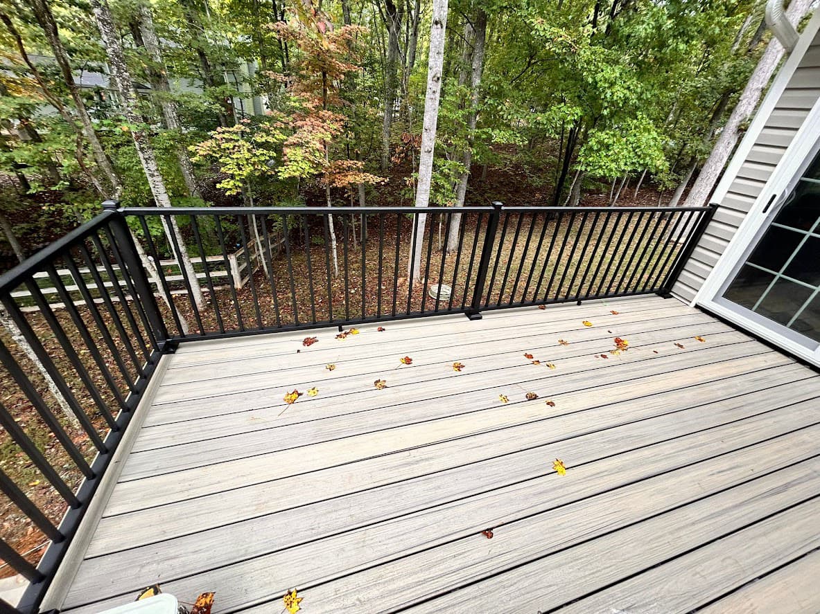 Honey Grove Trex deck built by Decks by DAK Construction in Central Virginia